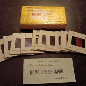 HOME LIFE OF JAPAN COLOR SLIDES